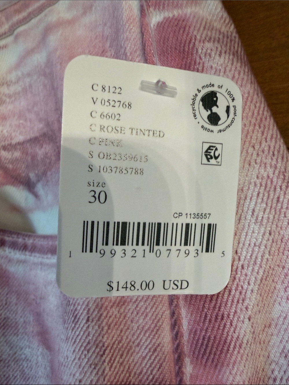 Free People Pink Ombre Wide-Leg Jeans tall girl friendly! - Picture 2 of 8